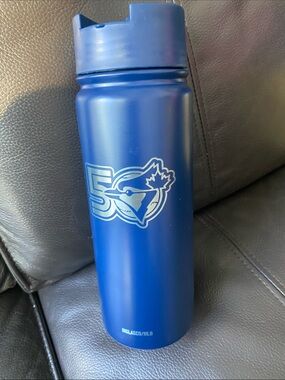 MLB Blue Toronto Blue Jays 50th Anniversary Stainless Water Bottle NWT